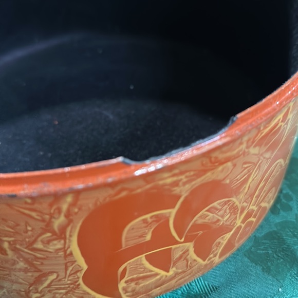 Vintage Rare Hat Box with Felt Lining - Picture 8 of 17